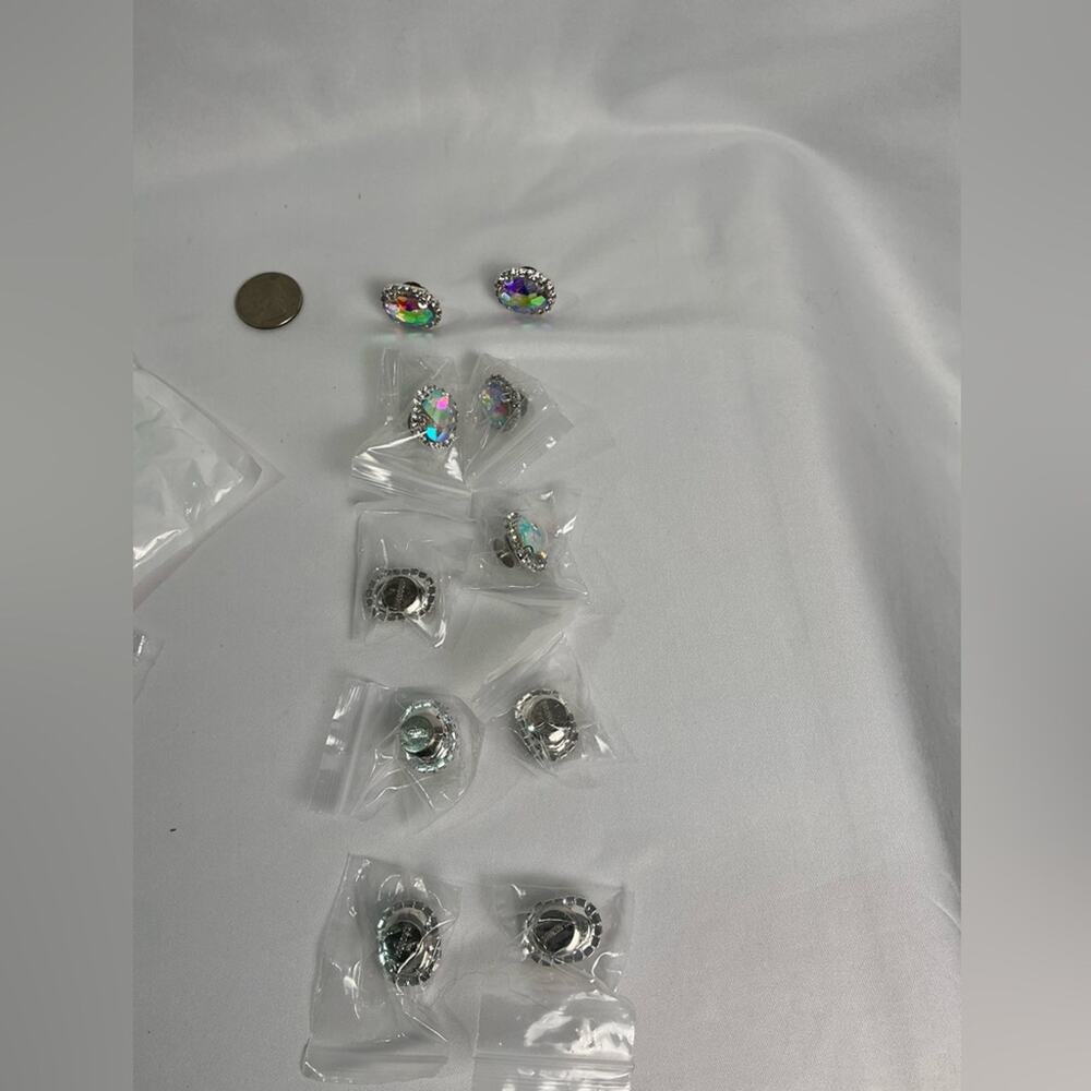 Iridescent Rhinestone Crystal Croc Charms Jibbitz Crocs - Picture 4 of 4